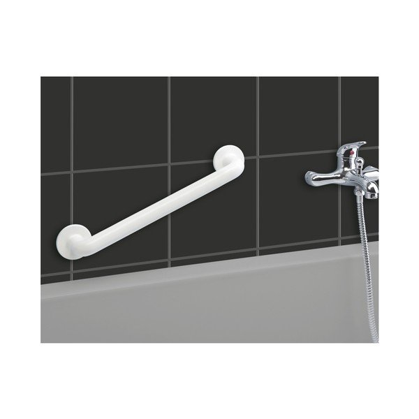 Biele bezpečnostné držadlo do sprchy pre seniorov Wenko Secura, dĺžka 43 cm-image-3
