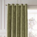 Kaki termozávesy v súprave 2 ks zo ženilky 117x183 cm Selene Luxury Chenille – Hyperion