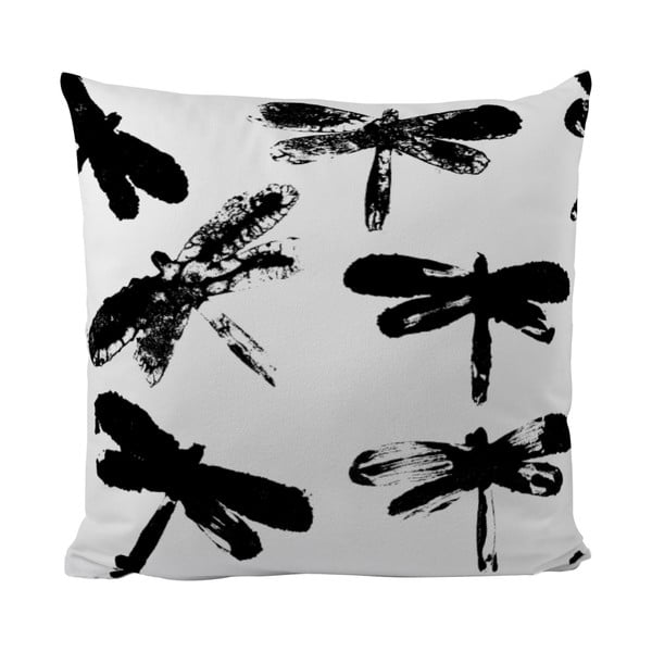 Vankúšik Black Shake Dragon Flies, 50x50 cm