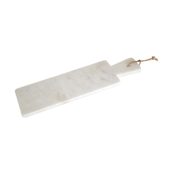 Biela doštička z mramoru Premier Housewares, 48 ​​x 15 cm