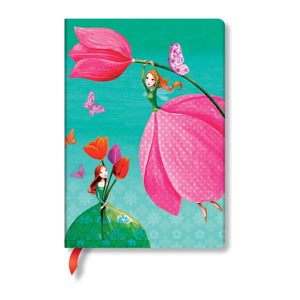 Zápisník s tvrdou väzbou  Paperblanks Springtime, 12 x 17 cm