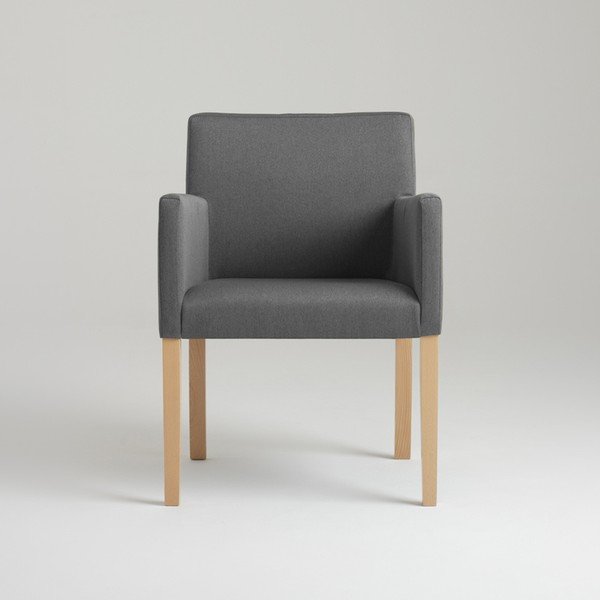 Oceľovosivé kreslo Custom Form Wilton-image-4