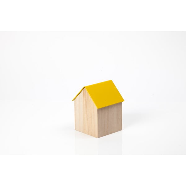 Žltý úložný box House Small