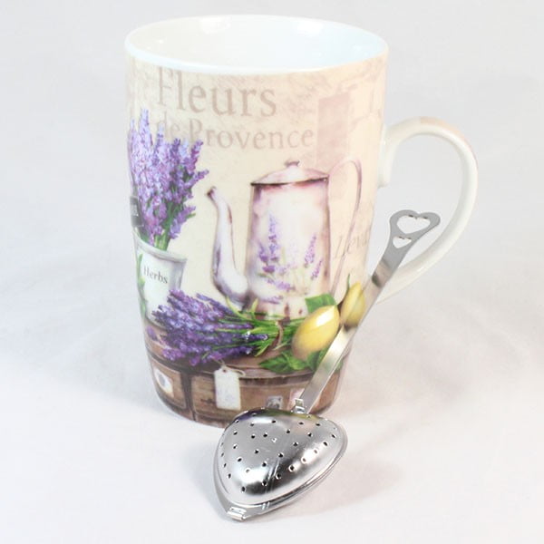 Hrnček s čajovým sitkom Fleur de Provence