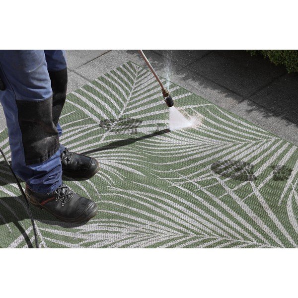 Zelený vonkajší koberec Ragami Flora, 80 x 150 cm-image-4