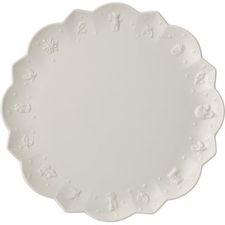 Biely porcelánový vianočný tanier Toy's Delight Villeroy&Boch, ø 29,5 cm
