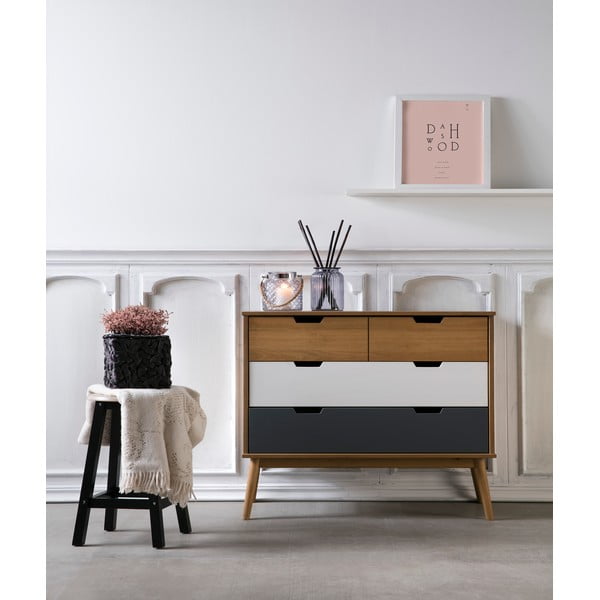 Komoda z borovicového dreva Marckeric Cusco, 100 × 82 cm-image-1