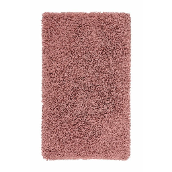 Červenoružová kúpeľňová predložka Aquanova Mezzo, 70 × 120 cm