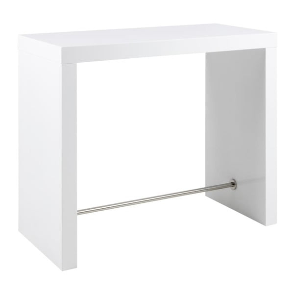 Biely barový stolík Actona Block-image-4