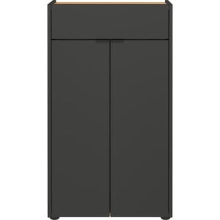 Antracitová vysoká kúpeľňová skrinka 60x98 cm Forano – Germania