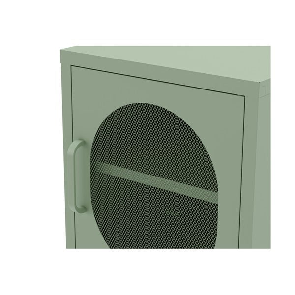 Kovový nočný stolík v mentolovej farbe Diora – Marckeric-image-4