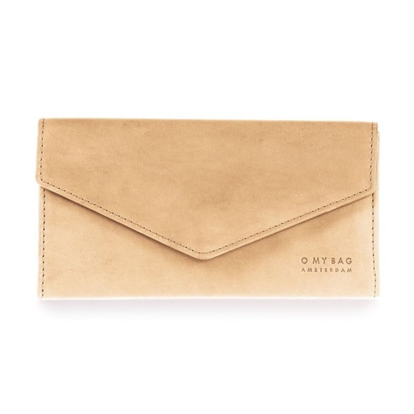 Svetlobéžová kožená peňaženka O My Bag Pixies