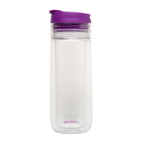 Fialový hrnček s infuzérom na čaj Aladdin, 350 ml