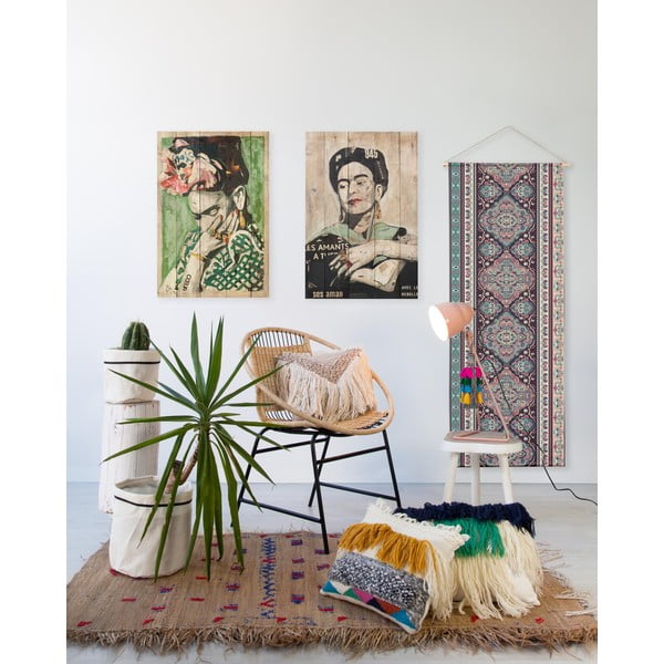 Drevená ceduľa 40x60 cm Frida Les Amants – Madre Selva-image-1