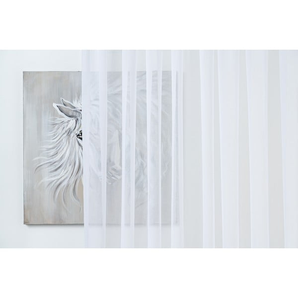 Biela voálová záclona 140x245 cm Crush – Mendola Fabrics-image-3