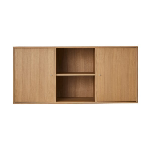 Nízka závesná komoda v dekore duba v prírodnej farbe 133x61 cm Mistral – Hammel Furniture