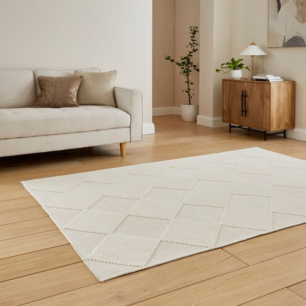 Krémový prateľný koberec 160x230 cm Lyna Cream – Think Rugs-image-2