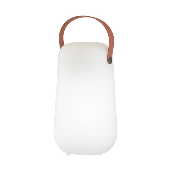Bielo-hnedá LED stolová lampa (výška 26 cm) Collgar – Fischer &amp; Honsel