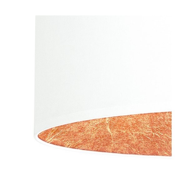Závesné dvojramenné svietidlo v bielo-medenej farbe Sotto Luce Mika, ⌀ 40 cm-image-4