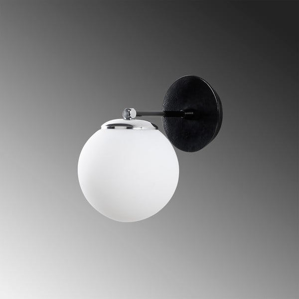 Čierno-biele nástenné svietidlo Opviq lights My Legend-image-1