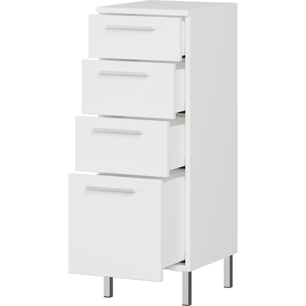 Biela nízka kúpeľňová skrinka 30x86 cm Arvada - Germania-image-2