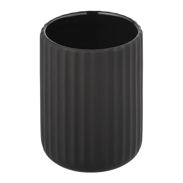 Matne čierna keramická súprava doplnkov do kúpeľne Belluno – Wenko-image-3