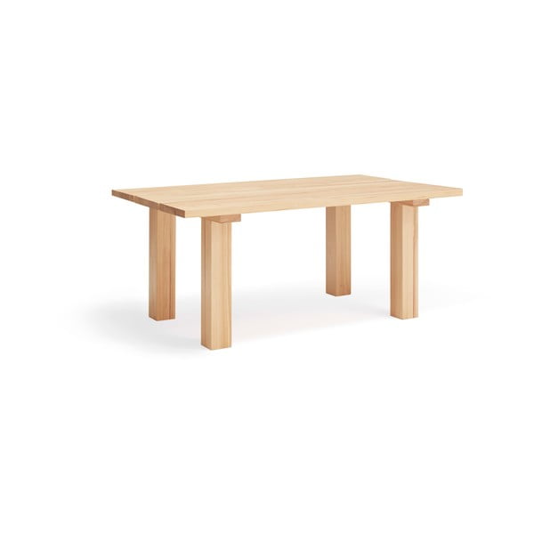 Jedálenský stôl s doskou z borovicového dreva 100x180 cm Banda – Teulat