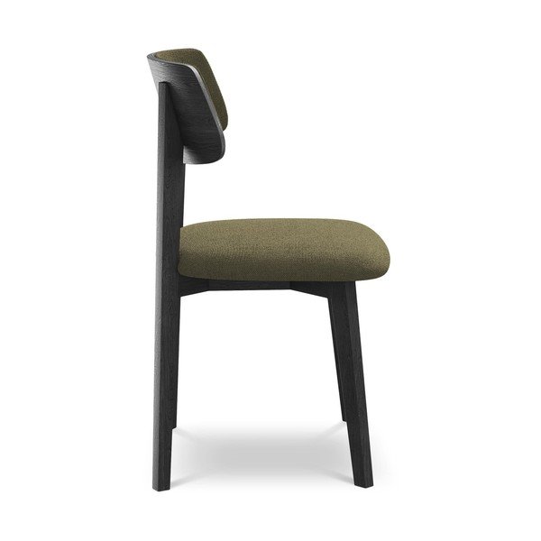 Zelená jedálenská stolička z masívneho dreva Niu – Makamii-image-2