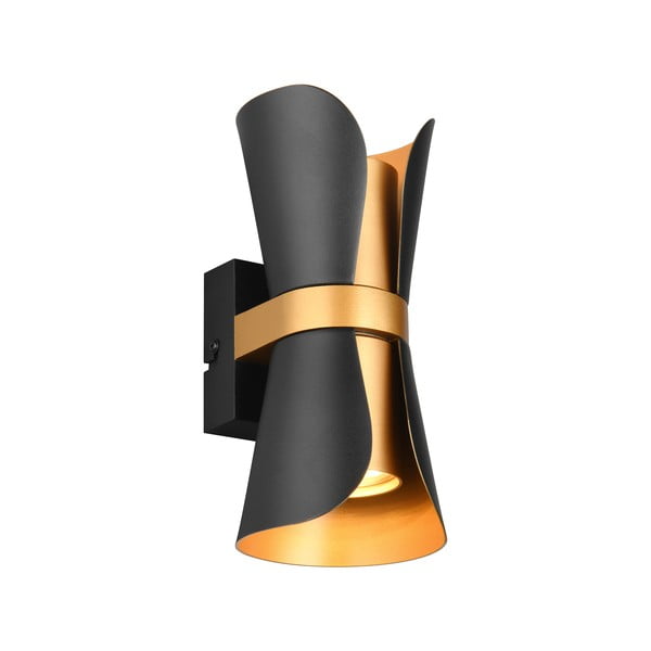 Nástenné svietidlo v čierno-bronzovej farbe Coat – Trio-image-3