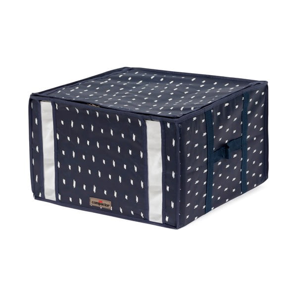 Čierny vakuový úložný box na oblečenie Compactor Kasuri, 125 l