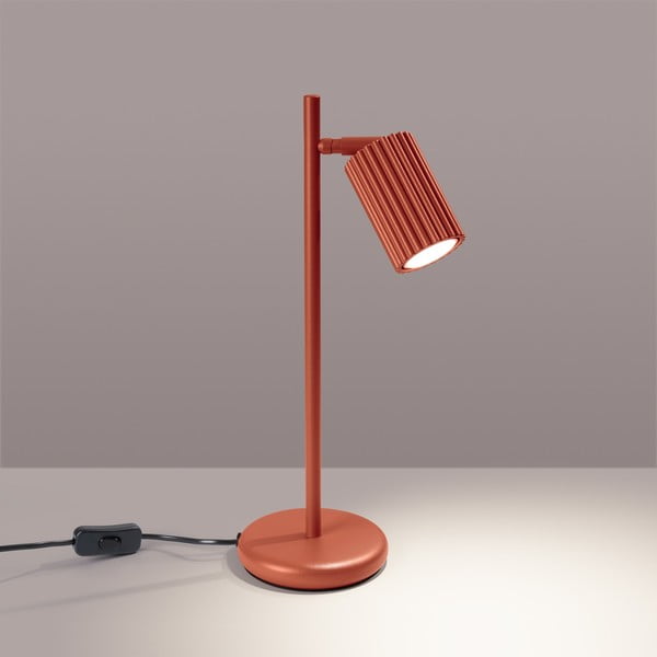 Stolová lampa v tehlovej farbe (výška  43 cm) Gleam – Sollux-image-2