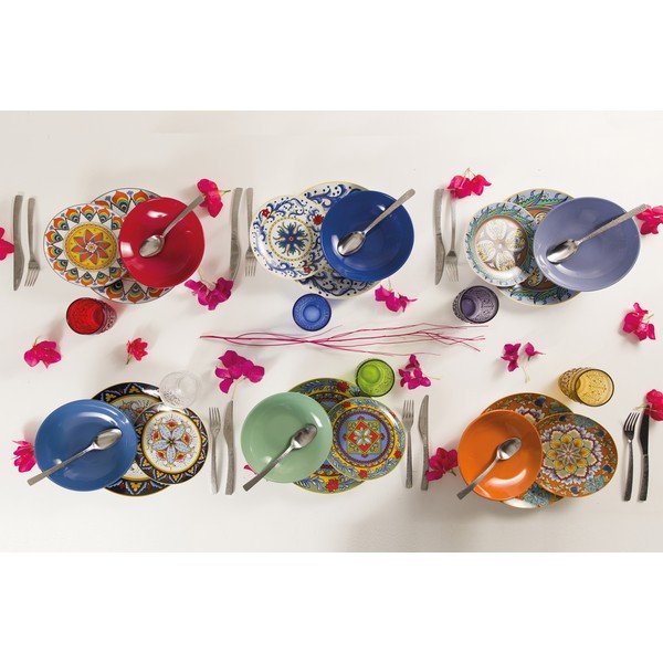 18-dielny set farebného riadu z porcelánu a kameniny VDE Tivoli 1996 Renaissance-image-1