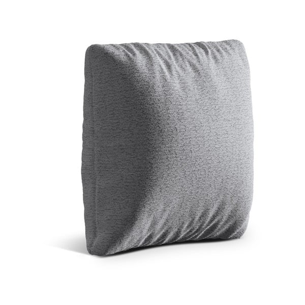 Svetlosivý vankúš na gauč z textílie buklé Kemi – Cosmopolitan Design-image-1