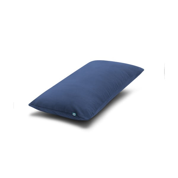 Námornícky modrá obliečka na vankúš Mumla Basic, 30 × 60 cm