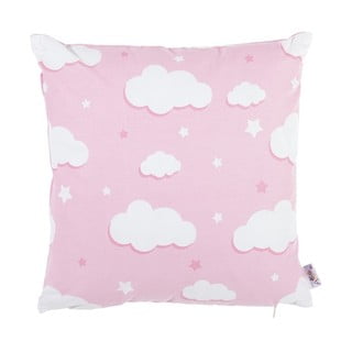 Ružová bavlnená obliečka na vankúš Mike & Co. NEW YORK Skies, 35 x 35 cm