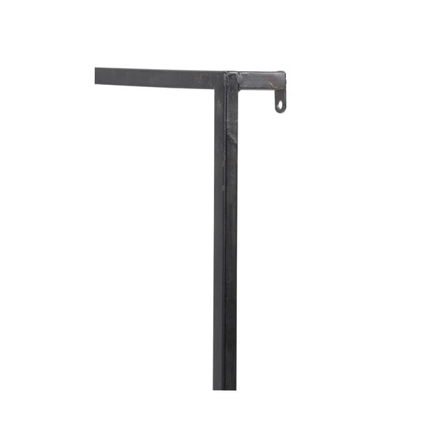 Matne čierna polica z jedľového dreva Maddison - Light & Living-image-3