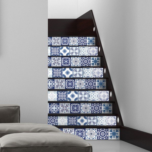 Sada 2 samolepiek na schody Ambiance Fedora, 15 × 105 cm-image-1