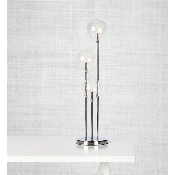 Svietnik v striebornej farbe Markslöjd Mäster Trio, výška 60 cm-image-2