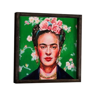 Nástenný obraz Frida Kahlo, 34 × 34 cm