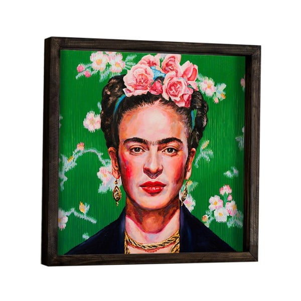 Nástenný obraz Frida Kahlo, 34 × 34 cm