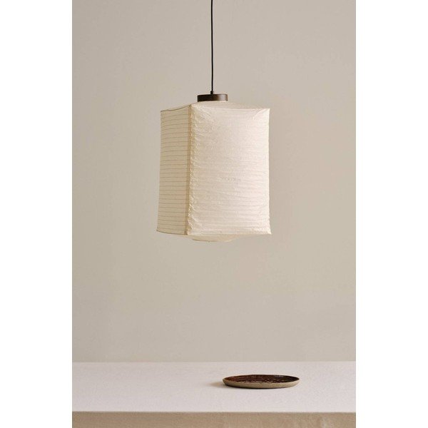 Béžové papierové závesné svietidlo ø 35 cm Sally – Jotex-image-2