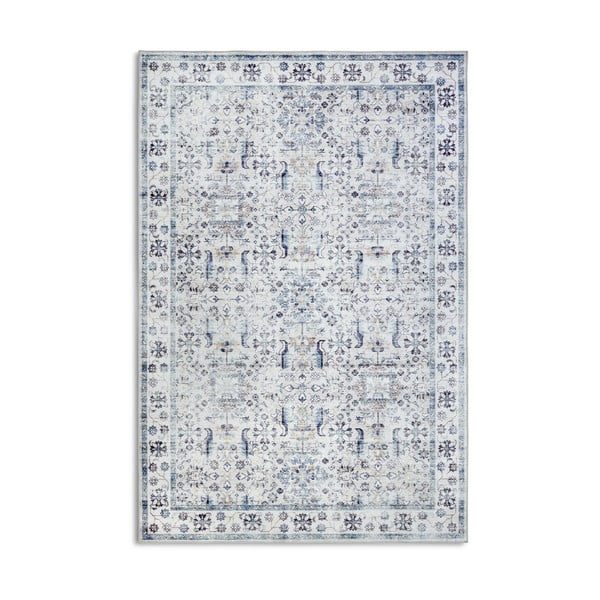Svetlomodrý koberec 200x290 cm Saveh Cream Blue – Elle Decoration