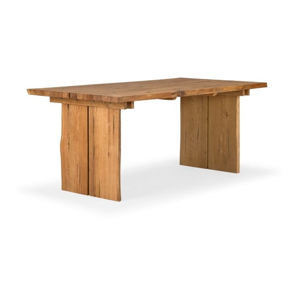 Jedálenský stôl z masívneho dubového dreva SOB, 200 x 90 cm