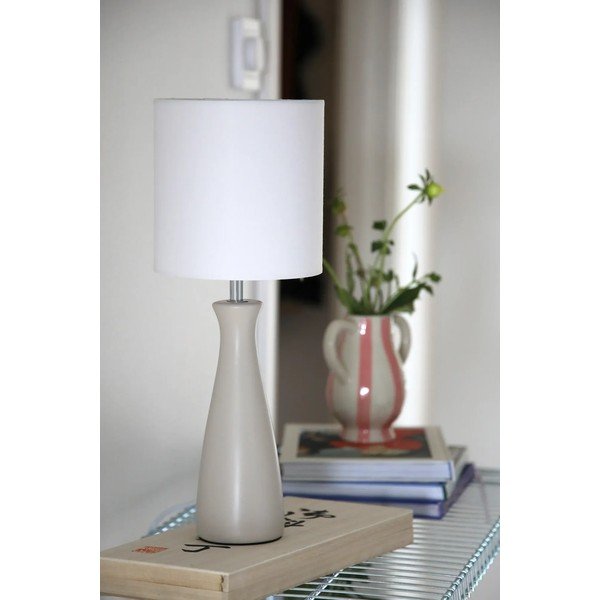 Krémová stolová lampa s textilným tienidlom (výška 42 cm) Birillo – Markslöjd-image-4