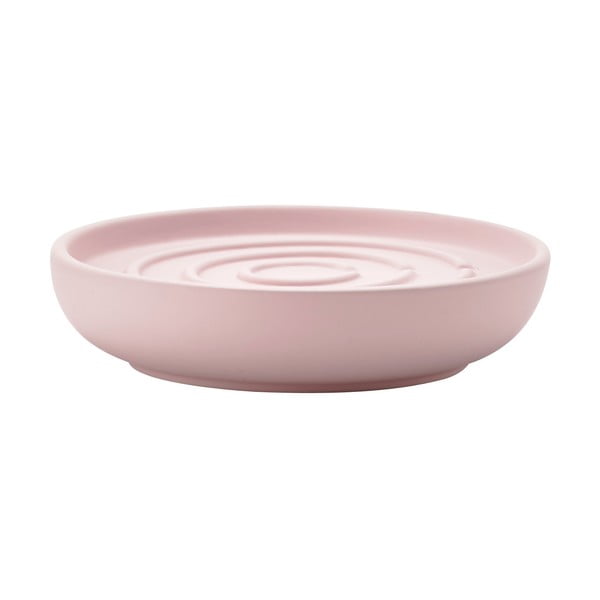 Ružová porcelánová nádobka na mydlo Nova – Zone