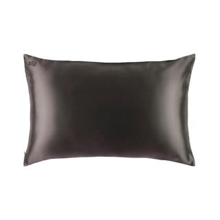 Hodvábna obliečka na vankúš 51x76 cm Charcoal – slip