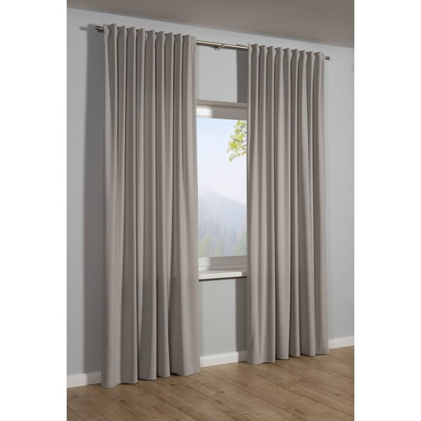 Sivý záves 135x245 cm Kord – Sehlbach-image-1