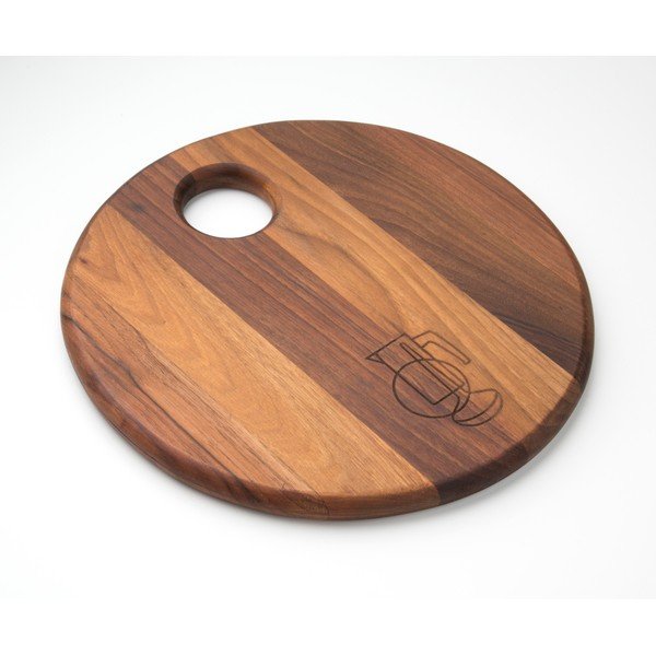 Doska na krájanie z dreva orešáku Steel Function, 28 cm-image-1