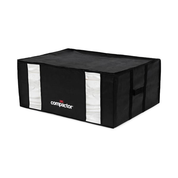 Čierny úložný box na oblečenie Compactor XXL Black Edition 3D Vacuum Bag, 210 l