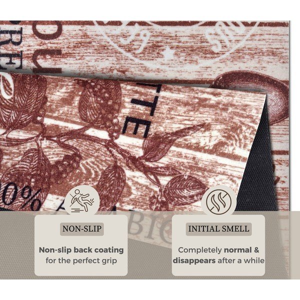 Hnedý kuchynský behúň Hanse Home Delicious Coffee, 67 x 180 cm-image-4